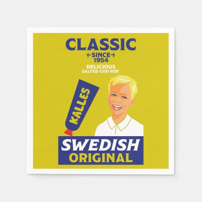 Servilleta De Papel Ssmörgåskaviar Fish Kaviar (Anverso)