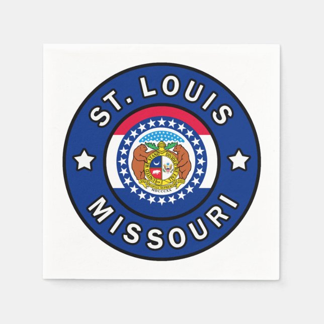 Servilleta De Papel St. Louis Missouri (Anverso)