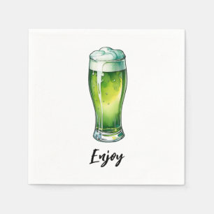 Servilleta De Papel St. Patrick Green Beer