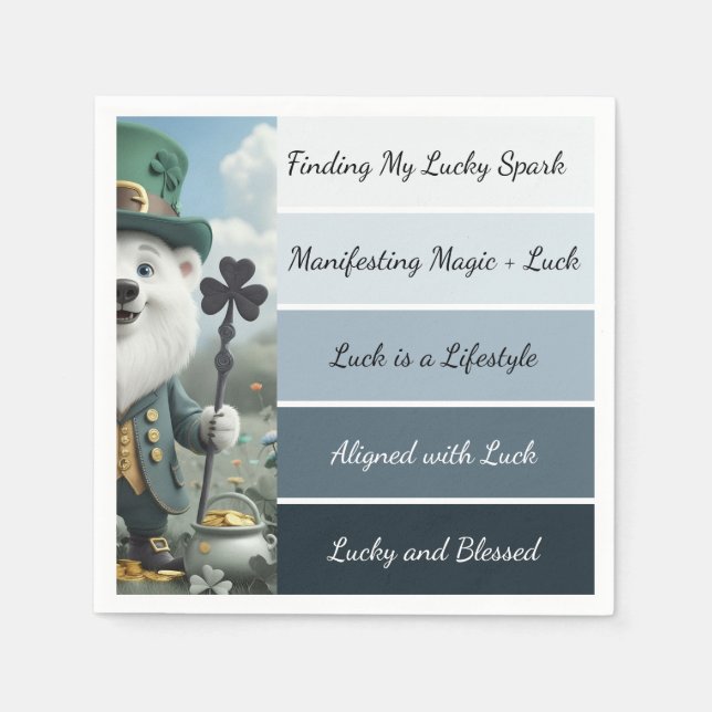 Servilleta De Papel St. Patrick’s Affirmation (Anverso)