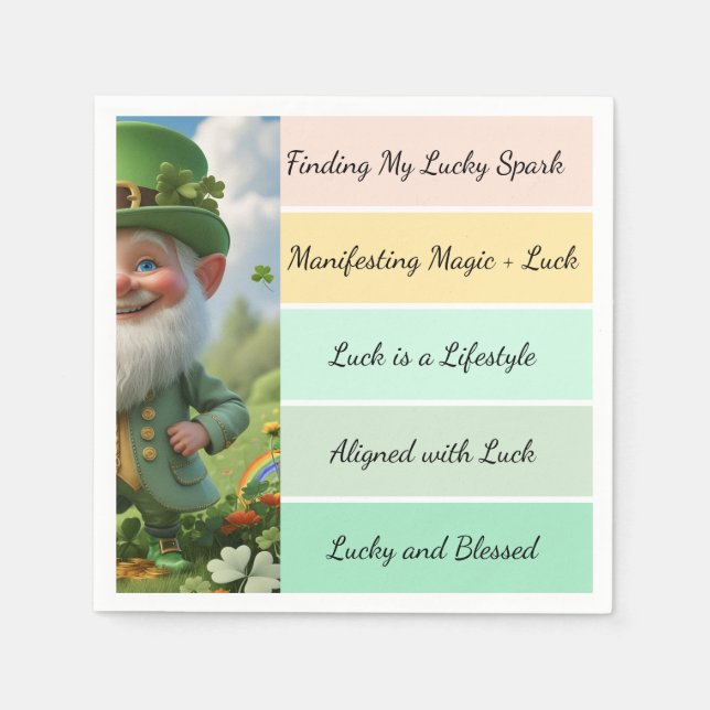 Servilleta De Papel St. Patrick’s Affirmation (Anverso)