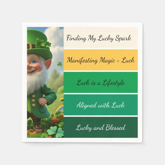 Servilleta De Papel St. Patrick’s Affirmation (Anverso)