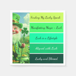 Servilleta De Papel St. Patrick’s Affirmation Napkins