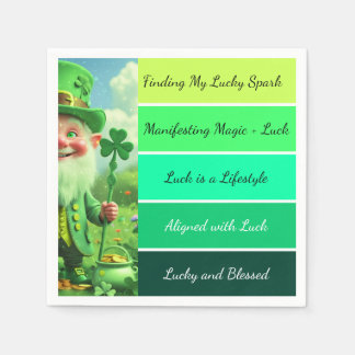 Servilleta De Papel St. Patrick’s Affirmation Napkins