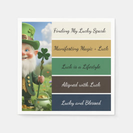 Servilleta De Papel St. Patrick’s Affirmation Napkins