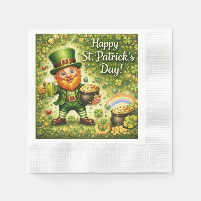 Servilleta De Papel St. Patrick's Day Napkins (Anverso)
