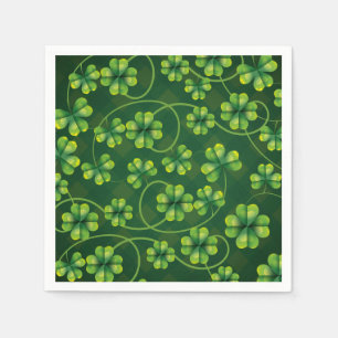 Servilleta De Papel St. Patrick's Day Shamrock Plaid