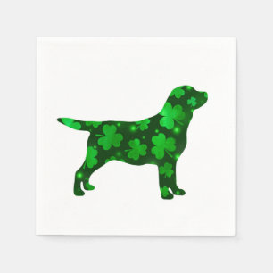 Servilleta De Papel St.Patrick's Labrador - Black Lab