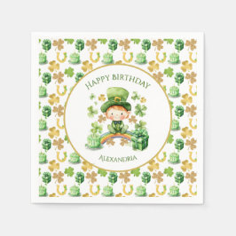 Servilleta De Papel St Patricks Lucky One First Birday