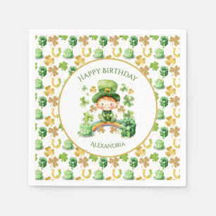 Servilleta De Papel St Patricks Lucky One First Birday