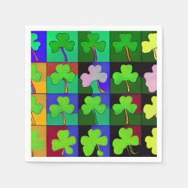 Servilleta De Papel St Patricks Napkins con Shamrock 2