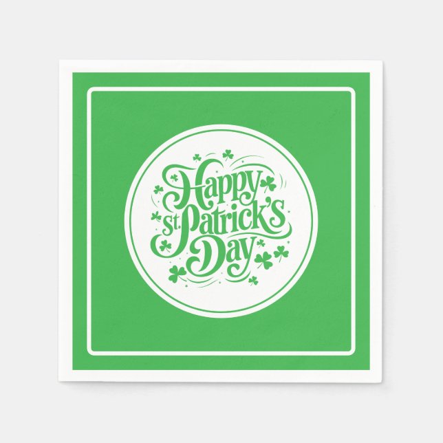 Servilleta De Papel St. Patrick's Paper  (Anverso)