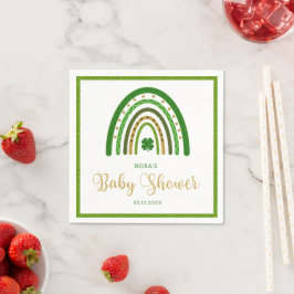 Servilleta De Papel St. Patrick's Rainbow Irish Baby Shower