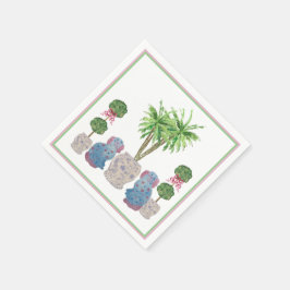 Servilleta De Papel Staffordshire Dogs Chinoiserie Ginger Jar Jars