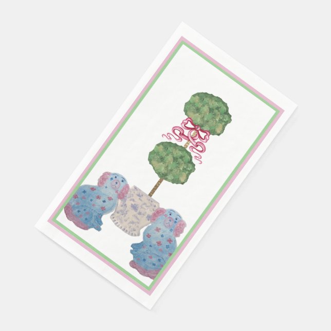 Servilleta De Papel Staffordshire Dogs Chinoiserie Ginger Jar Jars Nap (Esquina)