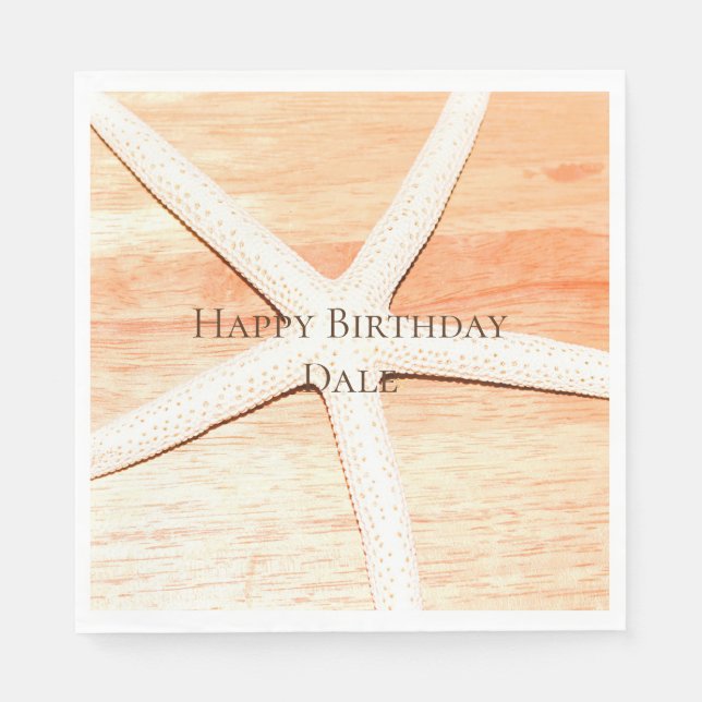 Servilleta De Papel Starfish (Anverso)