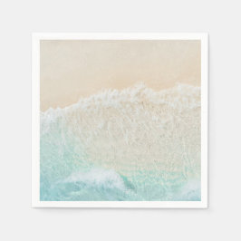 Servilleta De Papel Starfish and Shells Tropical Beach Bridal Shower