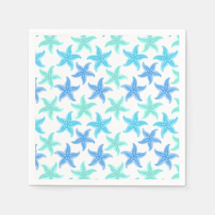 Servilleta De Papel Starfish azul turquesa
