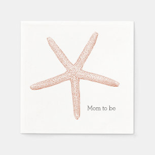 Servilleta De Papel Starfish Beach Baby Shower