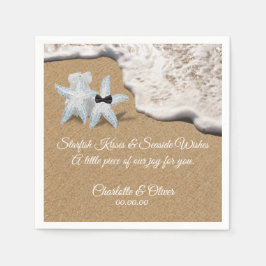 Servilleta De Papel Starfish Beach Wedding Napkin