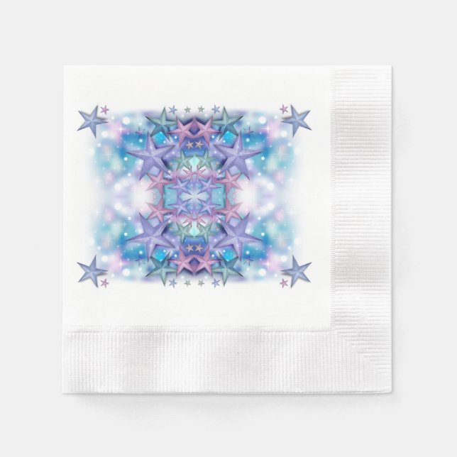 Servilleta De Papel Stars de estilos clásicos (Anverso)