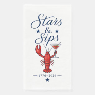 Servilleta De Papel Stars & Sips 4 de julio América 250 