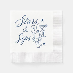 Servilleta De Papel Stars & Sips América 250 Langosta Verano Costero