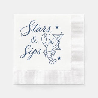 Servilleta De Papel Stars & Sips América 250 Langosta Verano Costero