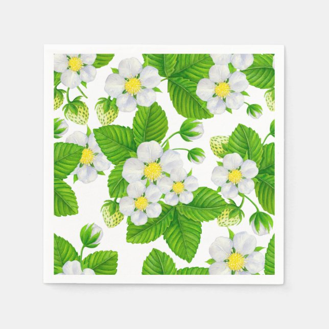 Servilleta De Papel Starwberry Garden 2 (Anverso)