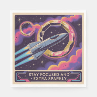 Servilleta De Papel Stay Focused And Extra Sparkly