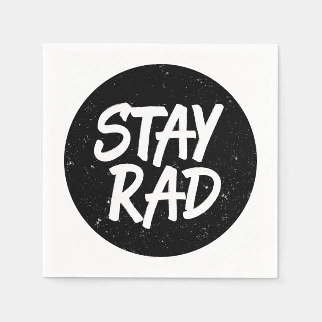 Servilleta De Papel Stay Rad (Anverso)