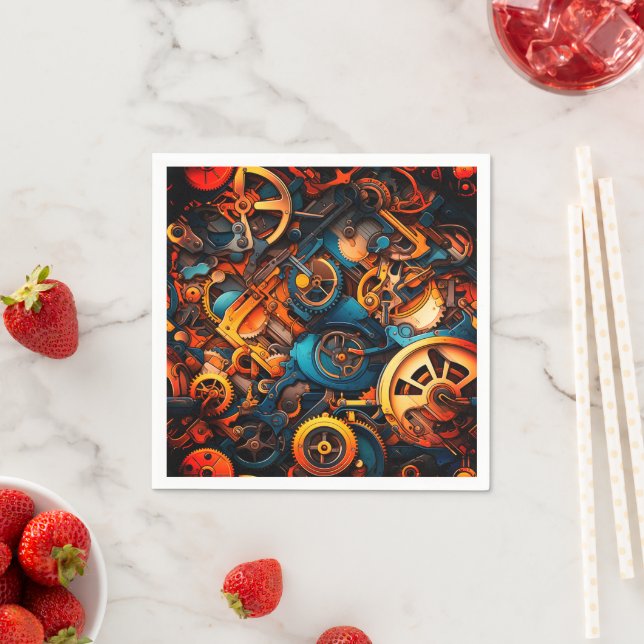 Servilleta De Papel Steampunk (In situ)