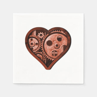 Servilleta De Papel Steampunk Heart