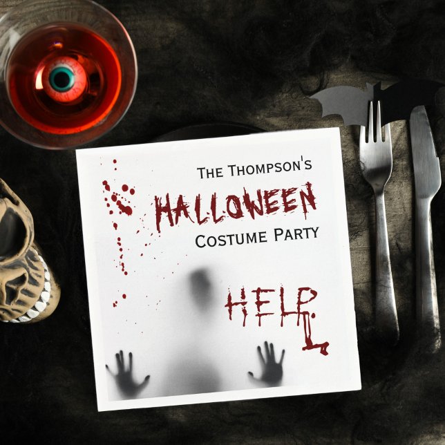 Servilleta De Papel Sterrorífico y sangriento disfraz de Halloween Fie (Subido por el creador)
