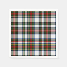 Servilleta De Papel Stewart Dress Tartan Plaid Paper Napkins
