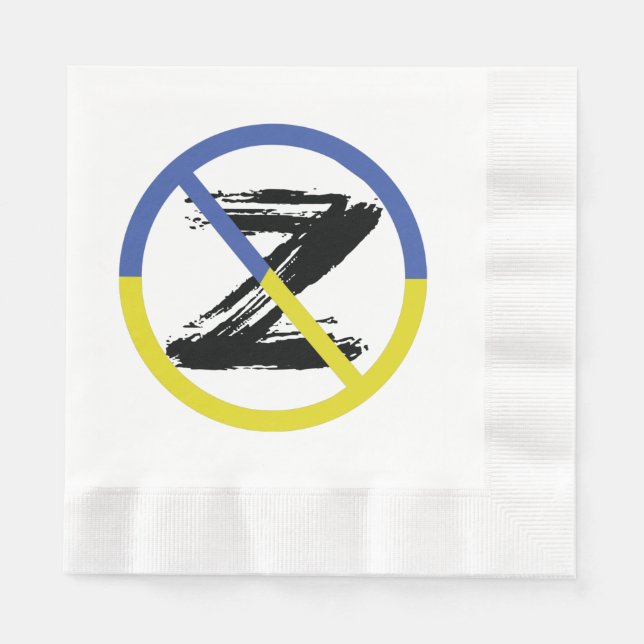 Servilleta De Papel Stop war in Ukraine Throw Pillow (Anverso)