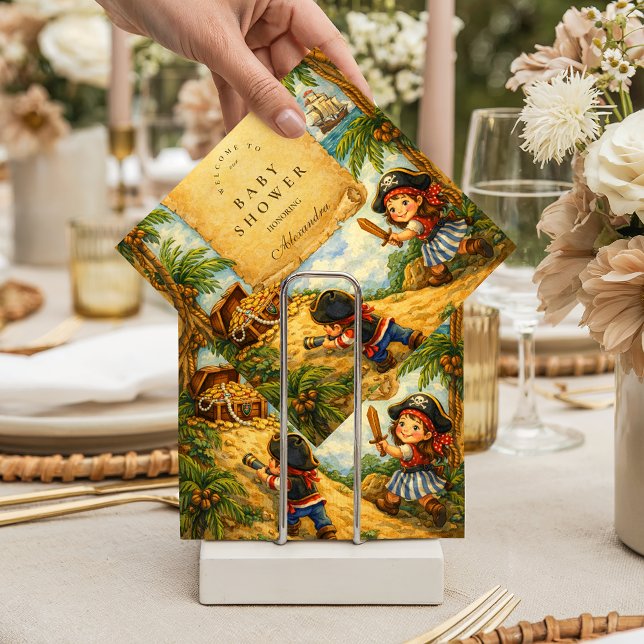 Servilleta De Papel Storybook Pirate Adventure Baby Shower (Subido por el creador)