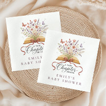 Storybook Wildflowers Watercolor Baby Shower