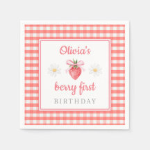 Strawberry 1st Birthday Berry First Birthday 