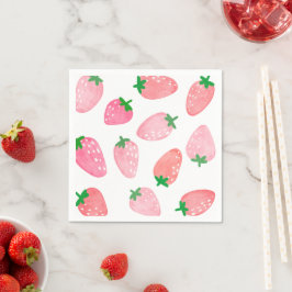 Servilleta De Papel Strawberry Baby Shower