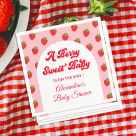 Servilleta De Papel Strawberry Baby Shower