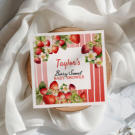 Servilleta De Papel Strawberry Baby Shower