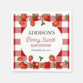 Servilleta De Papel Strawberry Baby Shower | Berry Sweet