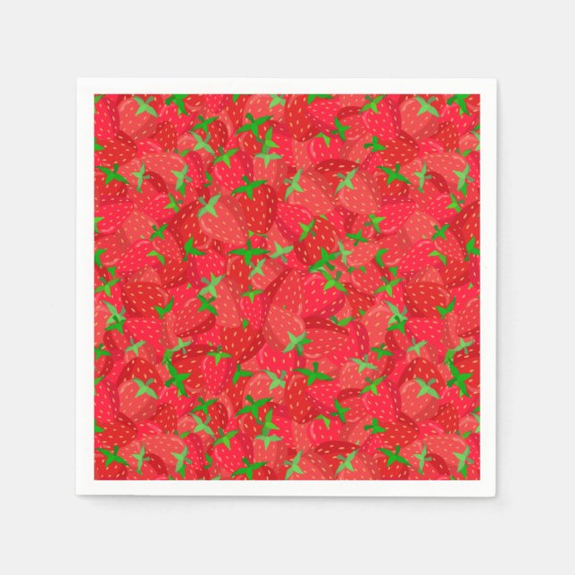 Servilleta De Papel Strawberry Medley (Anverso)
