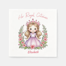 Servilleta De Papel Su curación real Princesa Rosa