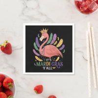 Su disfraz de Mardi Gras Y'all Flamingo