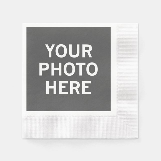 Servilleta De Papel Su foto aquí (Anverso)