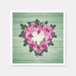 Servilleta De Papel Su hermoso corazón