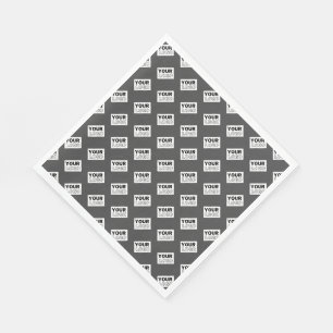 Servilleta De Papel Su imagen de diseño o logotipo empresarial en mosa