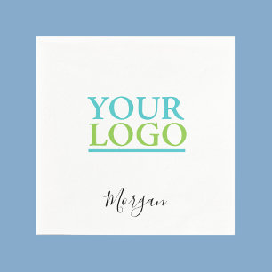 Servilleta De Papel Su logotipo/arte/foto, nombre en letra cursiva neg
